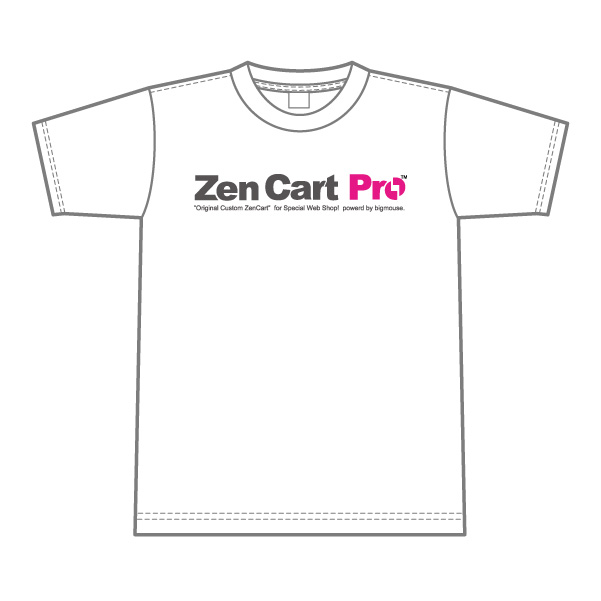 【セットで購入】ZenCartPro Tシャツ3枚セット（赤・白・黒）